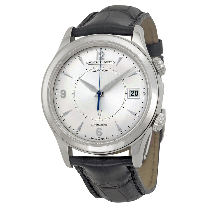 Jaeger LeCoultre Master Memovox Automatic Silver Dial Men's Watch #Q1418430 - Watches of America