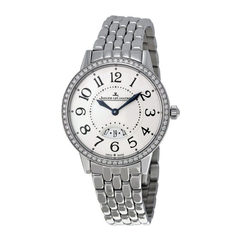 Jaeger LeCoultre Rendez-Vous White Dial Diamond Bezel Stainless Steel Ladies Watch #Q3478121 - Watches of America