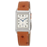 Jaeger LeCoultre Reverso Classic Silver Dial Ladies Leather Watch #Q2438521 - Watches of America