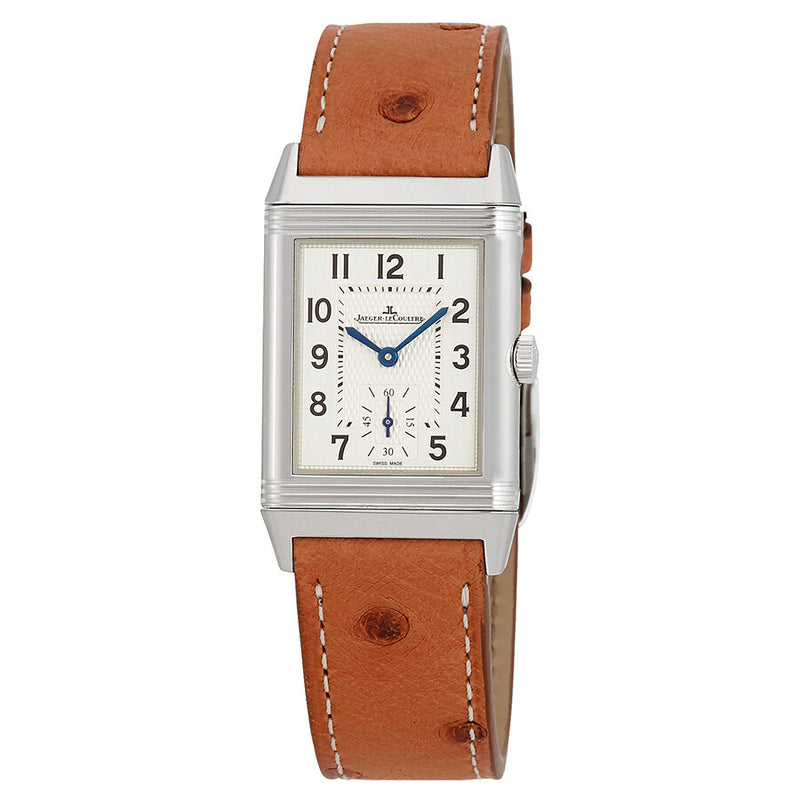 Jaeger LeCoultre Reverso Classic Silver Dial Ladies Leather Watch #Q2438521 - Watches of America