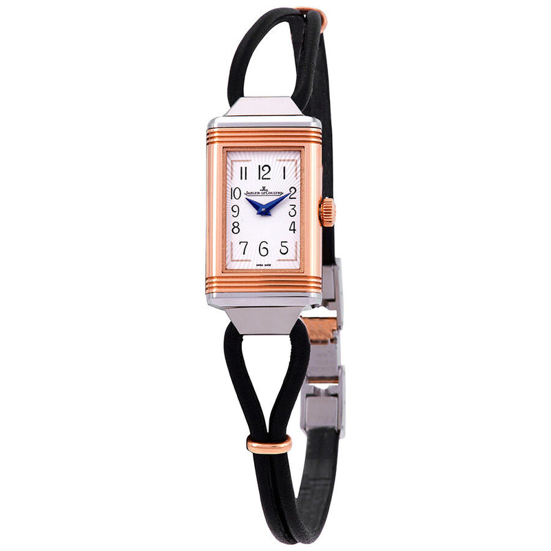 Jaeger LeCoultre Reverso One Cordonnet Ladies Steel and 18K Rose Gold Watch #Q3264520 - Watches of America