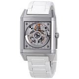 Jaeger LeCoultre Reverso Squadra White Dial Stainless Steel White Rubber Ladies Watch #Q7048720 - Watches of America #4