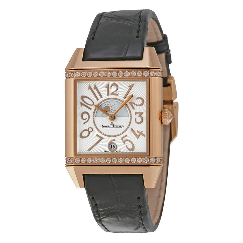Jaeger LeCoultre Squadra Duetto Silver Dial Diamond Ladies Watch #Q7052420 - Watches of America