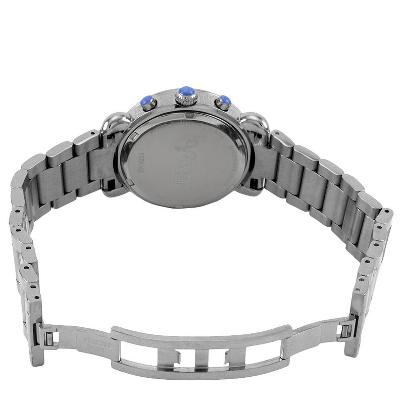 JBW Victory Chronograph Mother of Pearl Dial Diamond Stainless Steel Ladies Watch #JB-6210-D - Watches of America #3