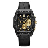 JBW Echelon Quartz Black Dial Men's Watch #J6379A - Watches of America