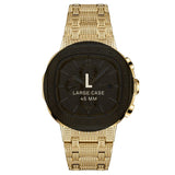 JBW Heist Quartz Diamond Gold Dial Men's Watch #J6380A - Watches of America #5