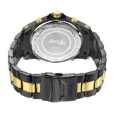 JBW Jet Setter Champagne Crystal Pave Dial Men's Watch #JB-6213-D - Watches of America #3