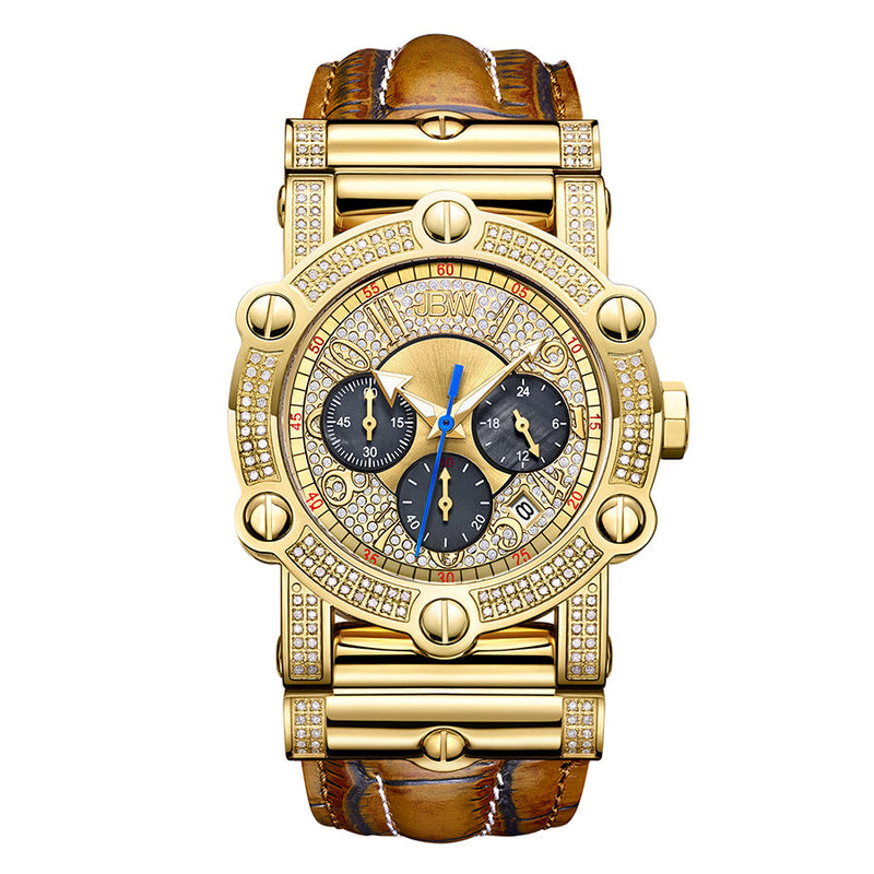 JBW Men's 10 YR Anniversary Phantom 1.96 ctw Diamond & Chronograph Watch #JB-6215-10C - Watches of America