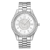 JBW Mondrian Silver Diamond Dial Stainless Steel Ladies Watch #J6303A - Watches of America