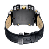 JBW Phantom Black Chronograph Crystal Dial Black IP Steel Diamond Men's Watch #JB-6215-238-F - Watches of America #3