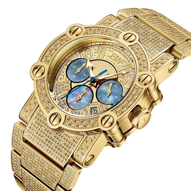 JBW Phantom Chronograph Quartz Diamond Men's Watch #JB-6215-200-A - Watches of America #2