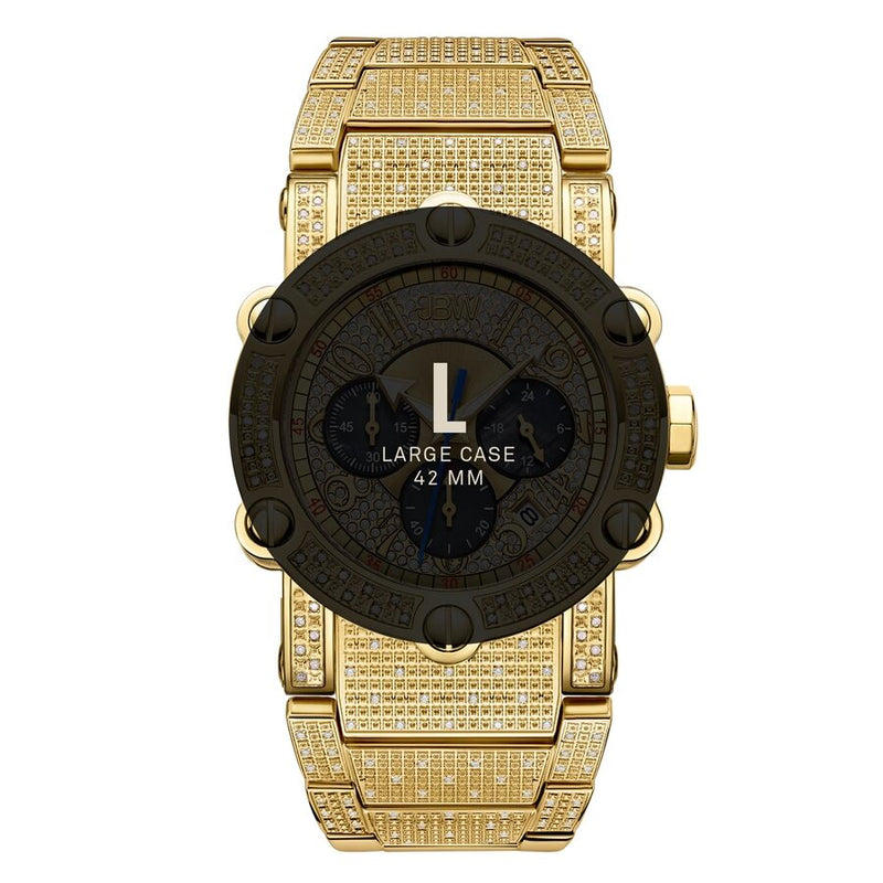 JBW Phantom Chronograph Quartz Diamond Men's Watch #JB-6215-200-A - Watches of America #6