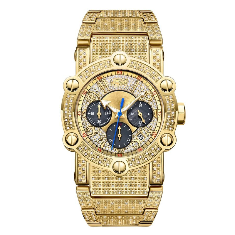 JBW Phantom Chronograph Quartz Diamond Men's Watch #JB-6215-200-A - Watches of America