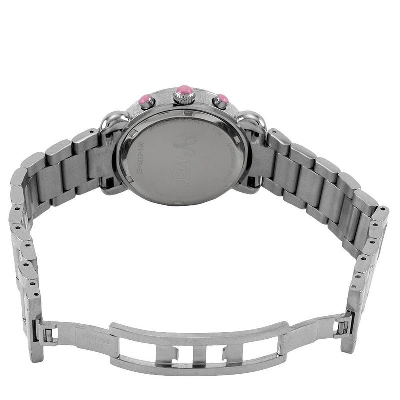 JBW Victory Pink Mother of Pearl Chronograph Dial Diamond Ladies Watch #JB-6210-F - Watches of America #3
