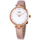 Kate Spade Quartz Crystal White Dial Ladies Watch #KSW1402 - Watches of America