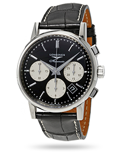 Longines Heritage Column Wheel Chronograph Automatic Men's Watch L27334920 #L2.733.4.92.0 - Watches of America #4