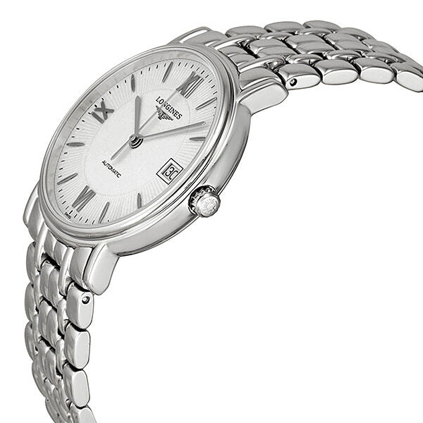 Longines Automatic Silver White Dial Stainless Steel Ladies Watch #L48214156 - Watches of America #2