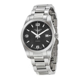 Longines Conquest Automatic Black Dial Men's Watch #L27854566 - Watches of America