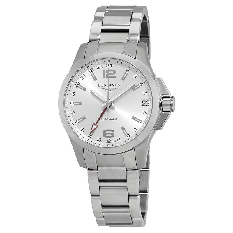 Longines Conquest Automatic Silver Dial Men's Watch #L3.687.4.76.6 - Watches of America