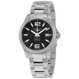 Longines Conquest Automatic Black Dial Men's 39mm Watch #L3.776.4.58.6 - Watches of America