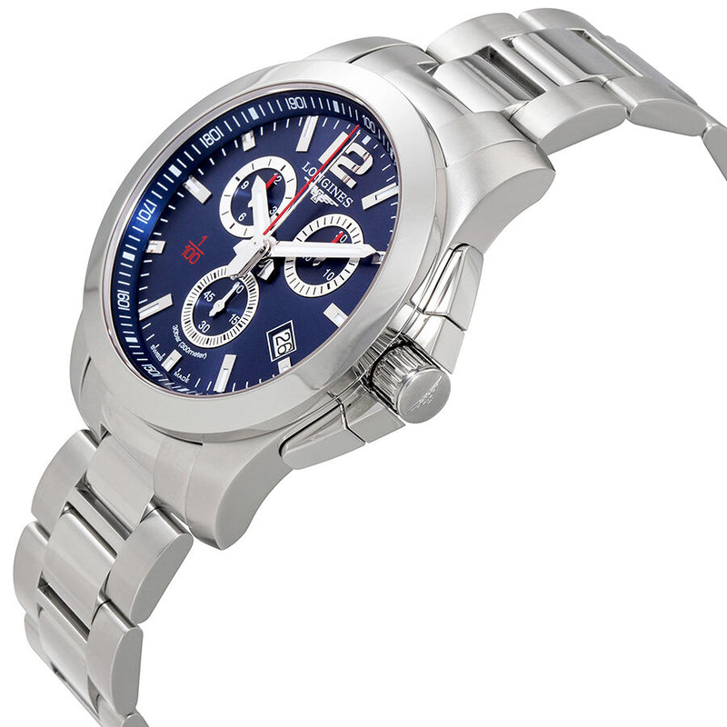 Longines Conquest Chronograph Blue Dial Men's Watch #L38004966 - Watches of America #2
