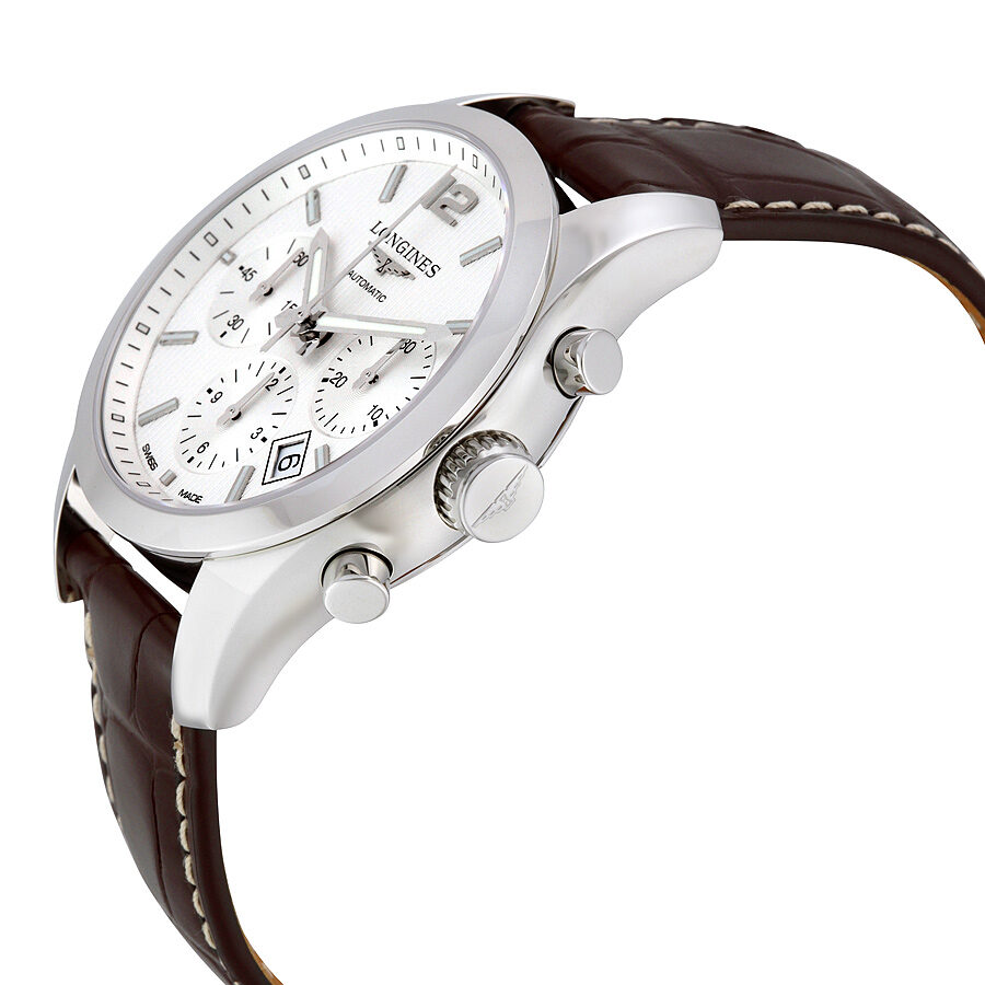 Longines conquest white dial discount