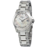 Longines Conquest Mother of Pearl Dial Ladies Watch #L3.377.4.87.6 - Watches of America