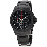 Longines Conquest V.H.P. Perpetual Chronograph Black Carbon Dial Men's Watch #L37172666 - Watches of America