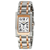 Longines DolceVita Diamond Stainless Steel and Rose Gold Ladies Watch #L51555797 - Watches of America