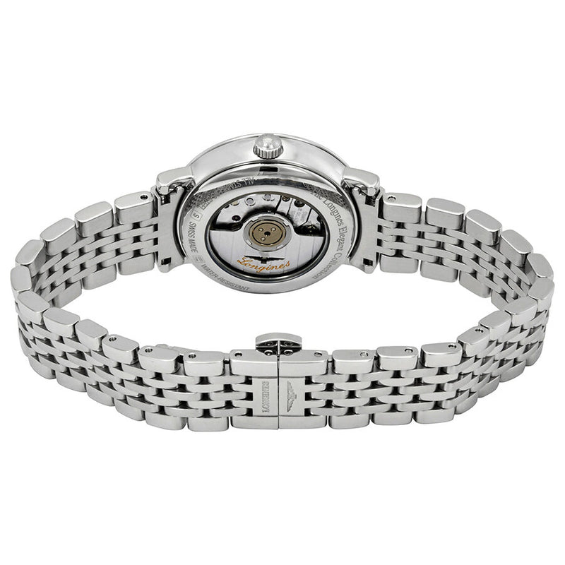 Longines Elegant Automatic Diamond Blue Dial Ladies Watch #L4.310.4.97.6 - Watches of America #3