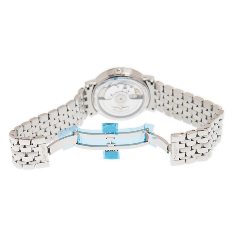 Longines Elegant Automatic Diamond Blue Dial Watch #L48094976 - Watches of America #6