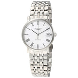 Longines Elegant Automatic White Dial Ladies Steel Watch #L4.809.4.11.6 - Watches of America