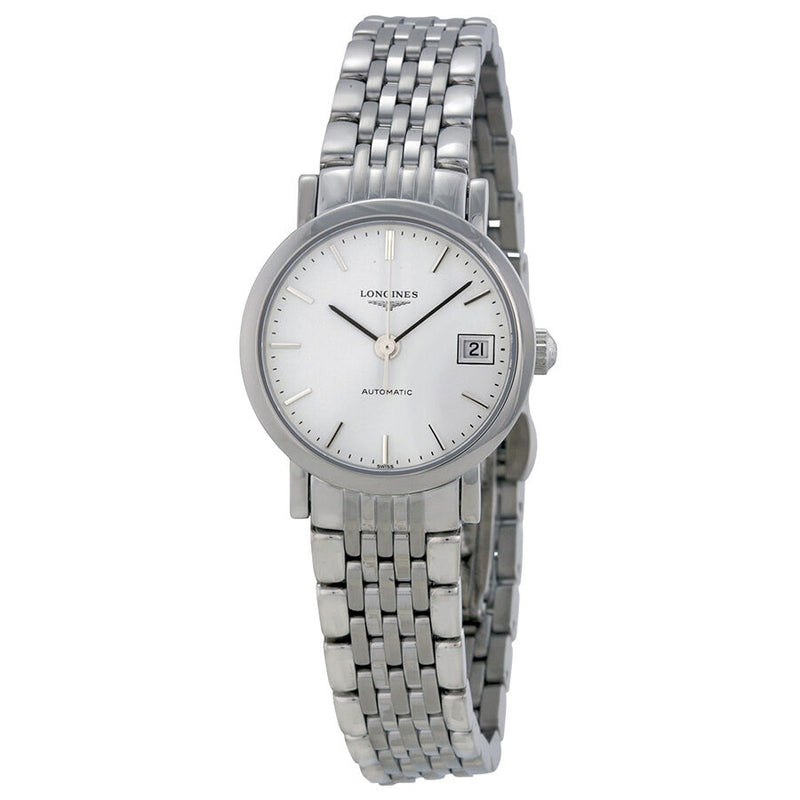 Longines Elegant White Dial Stainless Steel Ladies Watch L43094126#L3094126 - Watches of America