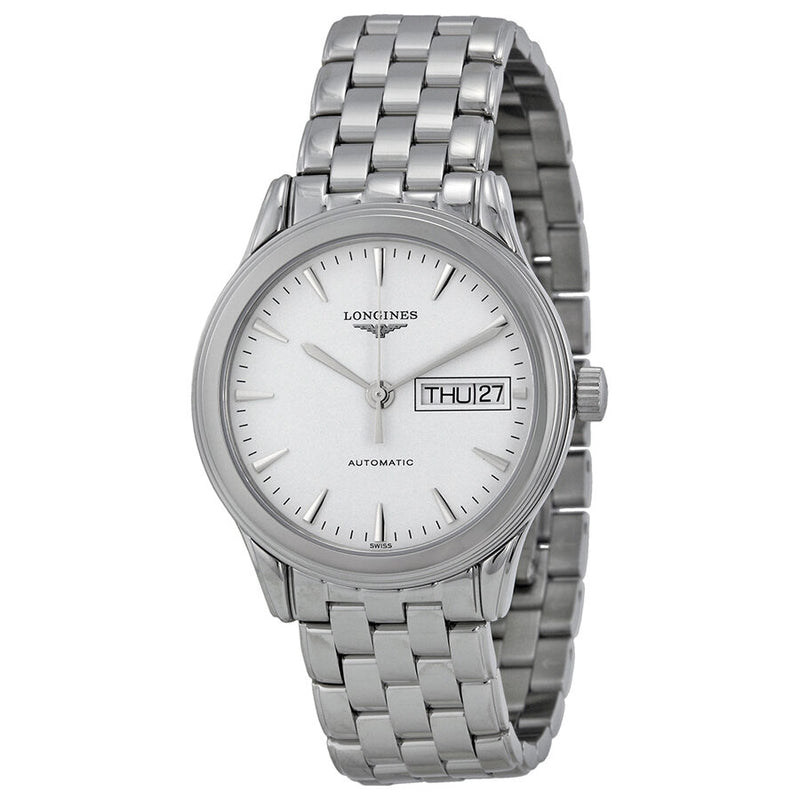 Longines Flagship Automatic White Dial Mid Size Watch L47994126#L4.799.4.12.6 - Watches of America