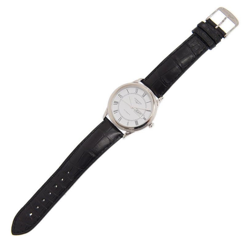 Longines Flagship White Dial Unisex Watch #L4.899.4.21.2 - Watches of America #3