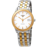Longines Flagship Automatic White Matte Dial Men's Watch #L4.974.3.22.7 - Watches of America