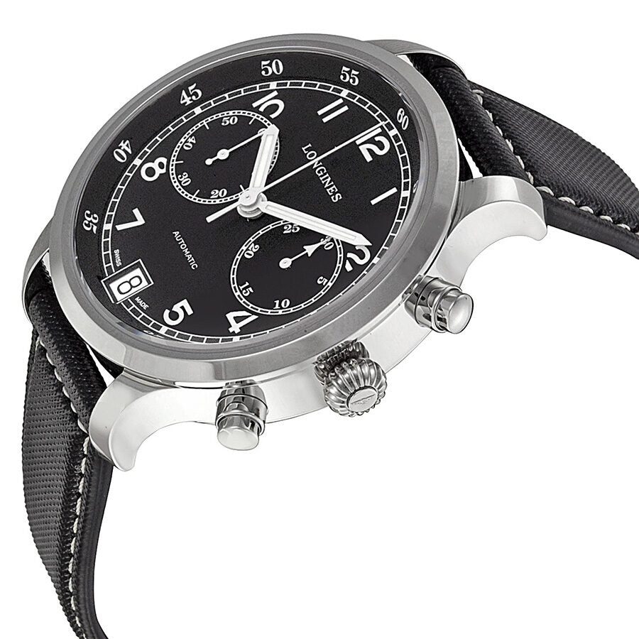 Longines Heritage Military 1938 Chronograph Black Dial Men s Watch L27904530 L2.790.4.53.0 Watches of America