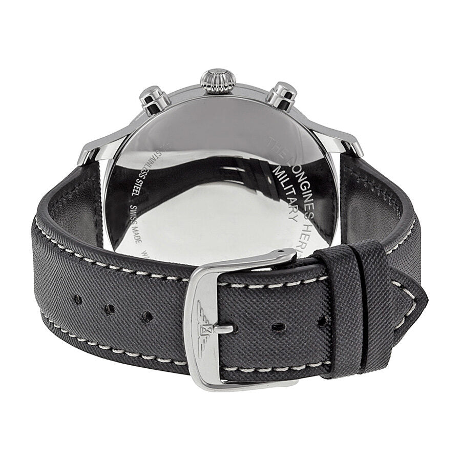 Longines Heritage Military 1938 Chronograph Black Dial Men s Watch L27904530 L2.790.4.53.0 Watches of America