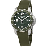 Longines Hydroconquest Automatic Green Dial Men's Watch #L37824069 - Watches of America