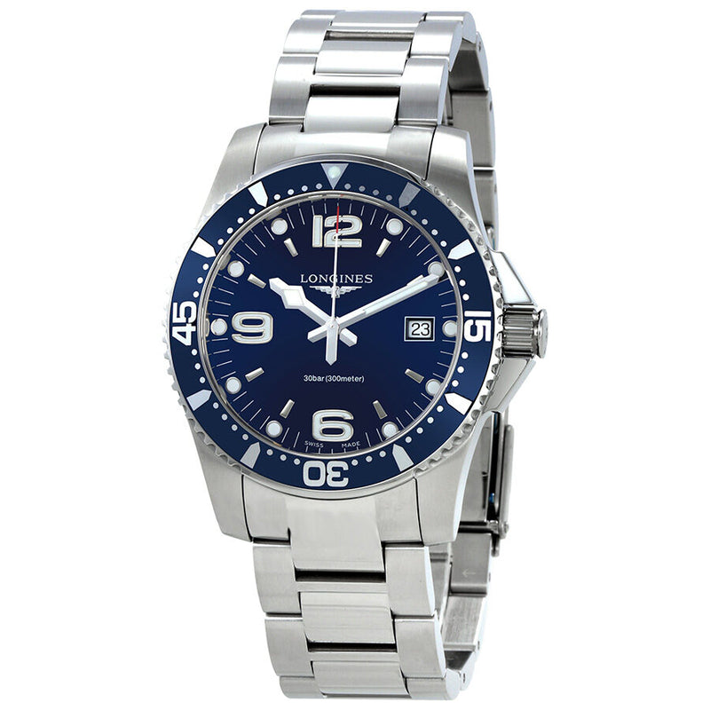Longines HydroConquest Blue Dial Men's Watch #L37404966 - Watches of America