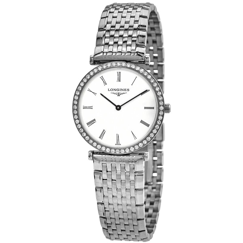 Longines La Grande Classique Quartz White Dial Ladies Watch #L4.513.0.11.6 - Watches of America