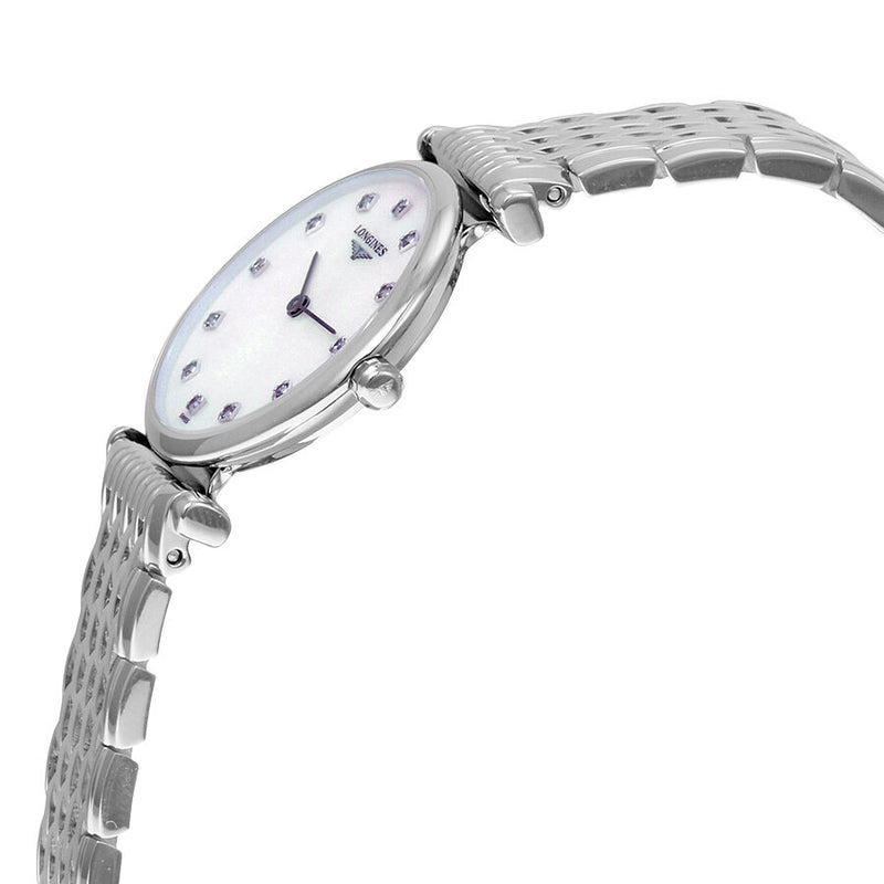 Longines La Grande Classique White Mother of Pearl Dial Stainless Steel Ladies Watch #L4.709.4.87.6 - Watches of America #2