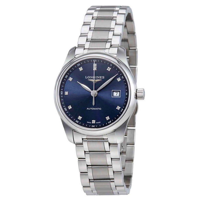 Longines Master Collection Automatic Blue Dial Ladies Watch #L2.257.4.97.6 - Watches of America
