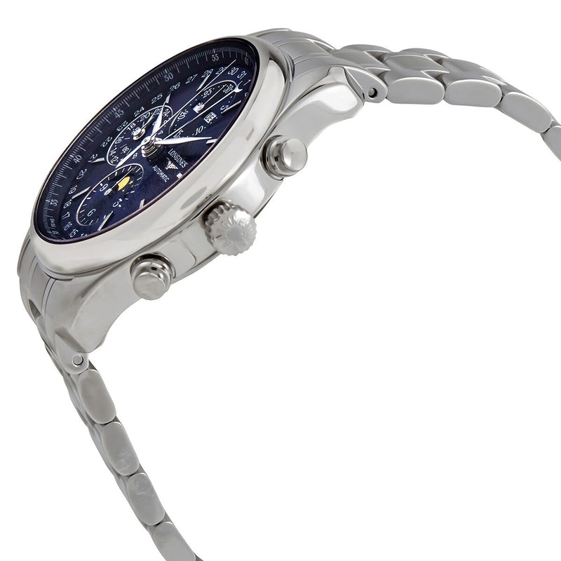Longines Master Collection Moon Phase Chronograph Automatic Sunray Blue Dial Men's Watch #L2.773.4.92.6 - Watches of America #2