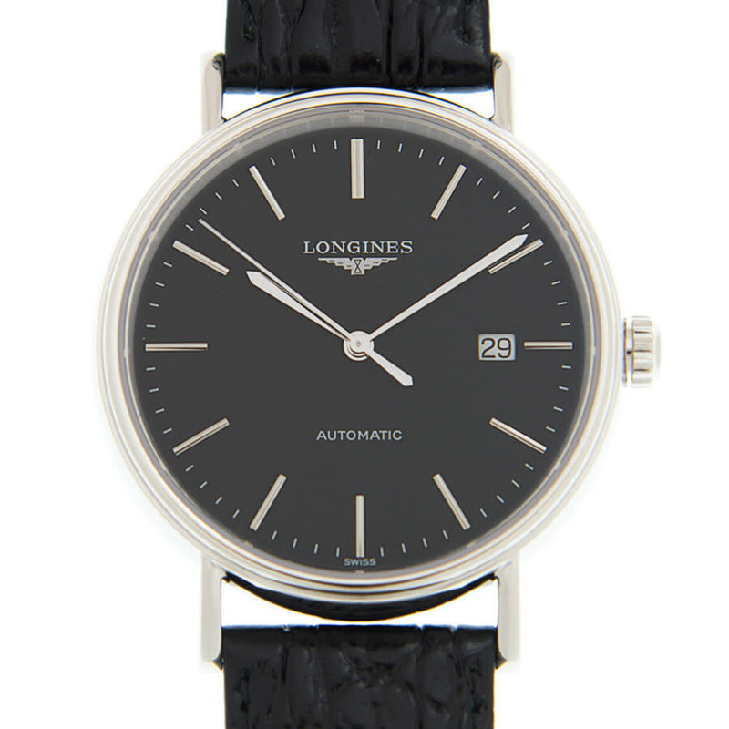 Longines Presence Automatic Black Dial Unisex Watch #L4.922.4.52.2 - Watches of America