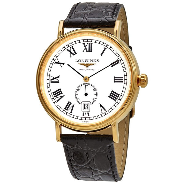 Reloj Longines Presence Automatico Esfera Blanca Hombre L4.905.2.11.2 Watches of America