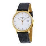 Longines Presence White Dial Ladies Watch #L4.777.6.12.2 - Watches of America