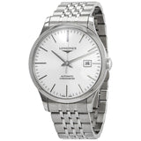 Longines Record Automatic Chronometer Silver Dial Men's Watch #L2.821.4.72.6 - Watches of America