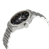 Longines Record Automatic Chronometer Diamond Black Dial Ladies Watch #L2.321.4.57.6 - Watches of America #2
