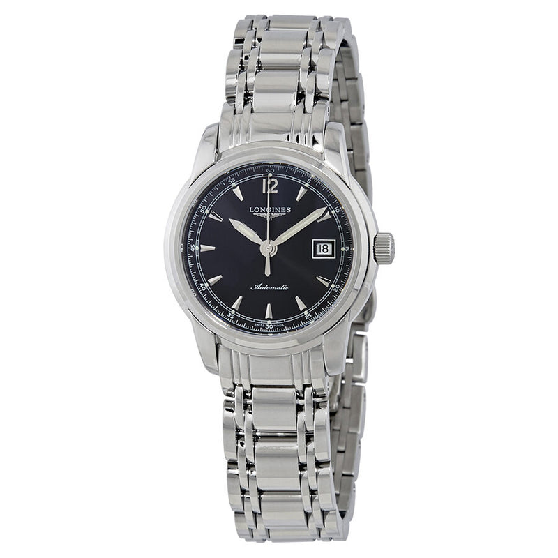 Longines Saint-Imier Black Dial Ladies Stainless Steel Watch #L2.563.4.59.6 - Watches of America